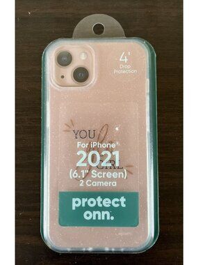 3 For $6 NIP onn You Glo Girl Phone Case for iPhone 13 Slim Gel 2021 6.1" Screen